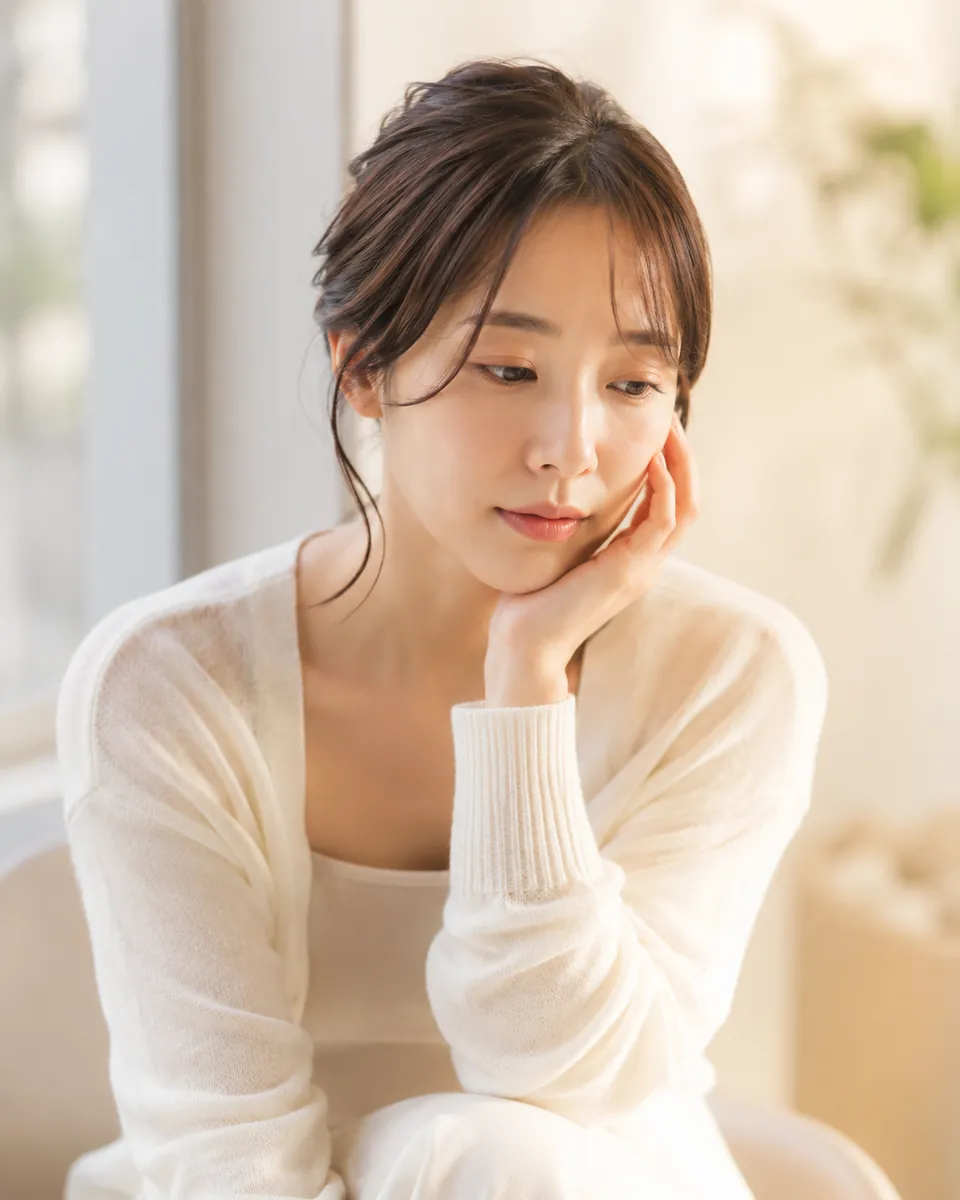 ホワイトニングに不安を感じている女性